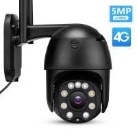 Уличная поворотная 3G/4G камера видеонаблюдения ASZA P25-A2B-5MP-4G 